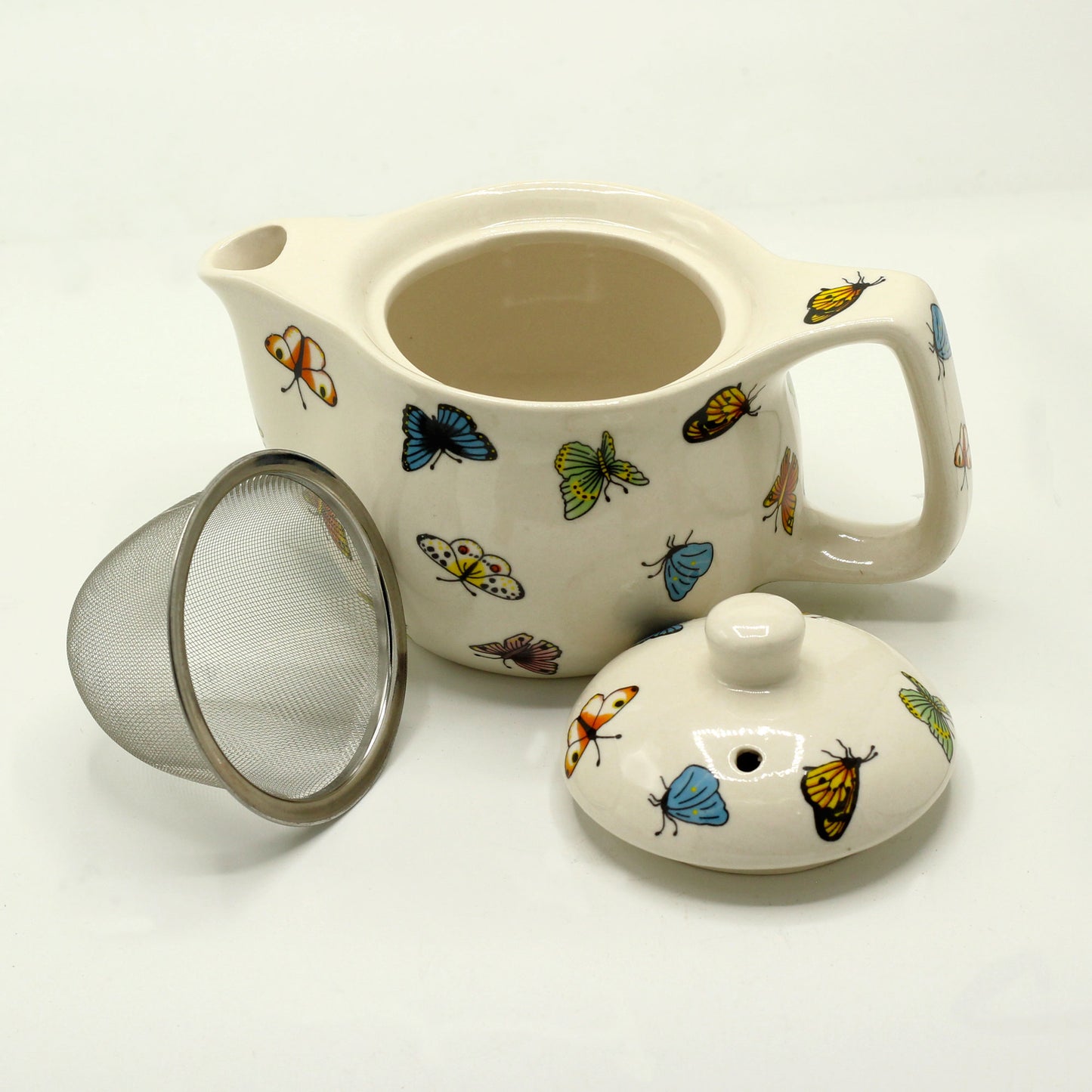 Small Herbal Teapot - Butterflies - ScentiMelti  Small Herbal Teapot - Butterflies