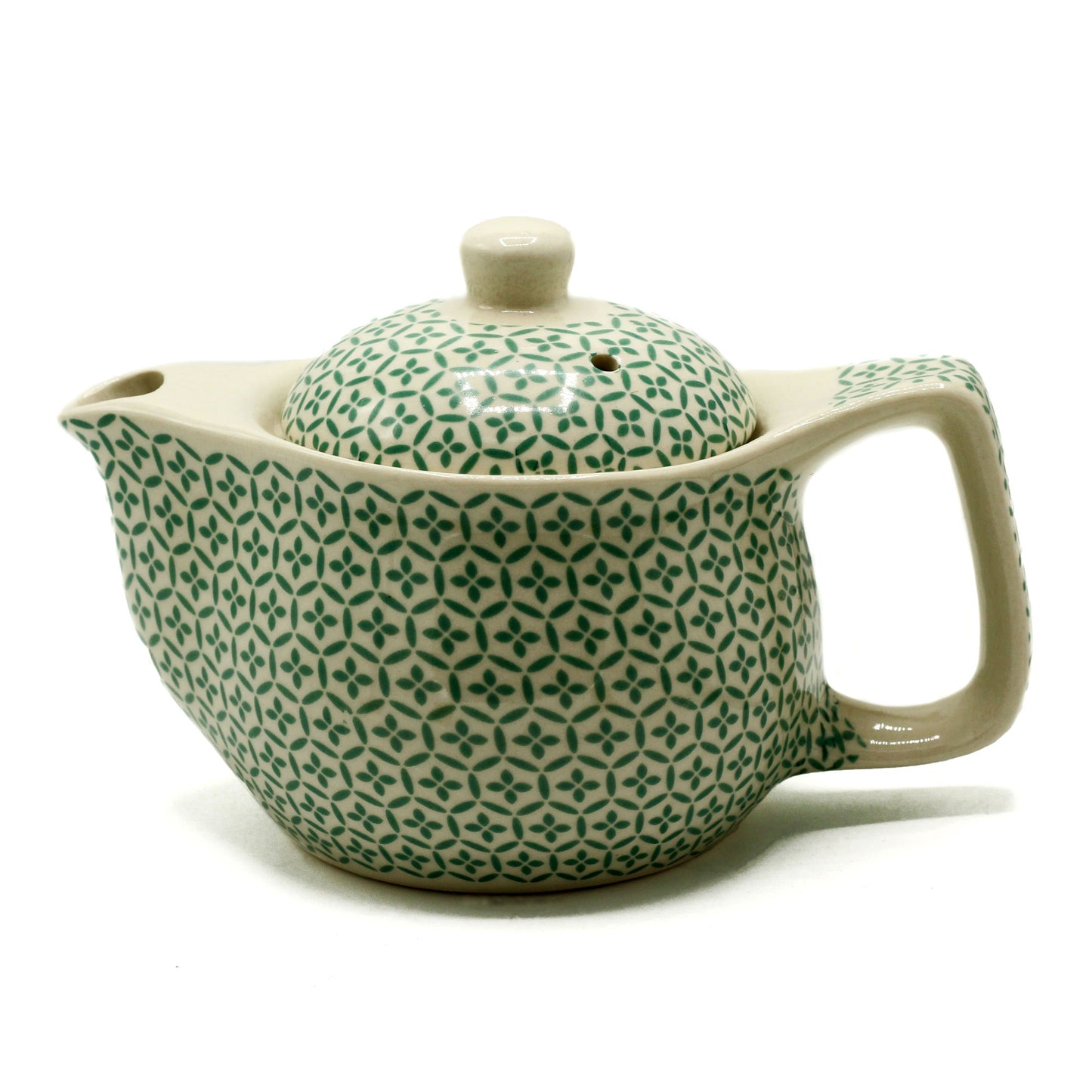 Small Herbal Teapot - Green Mosaic - ScentiMelti  Small Herbal Teapot - Green Mosaic