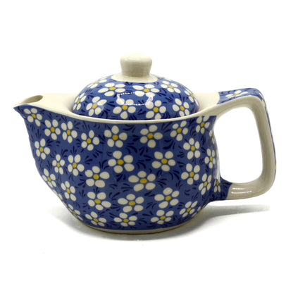 Small Herbal Teapot - Blue Daisy - ScentiMelti  Small Herbal Teapot - Blue Daisy