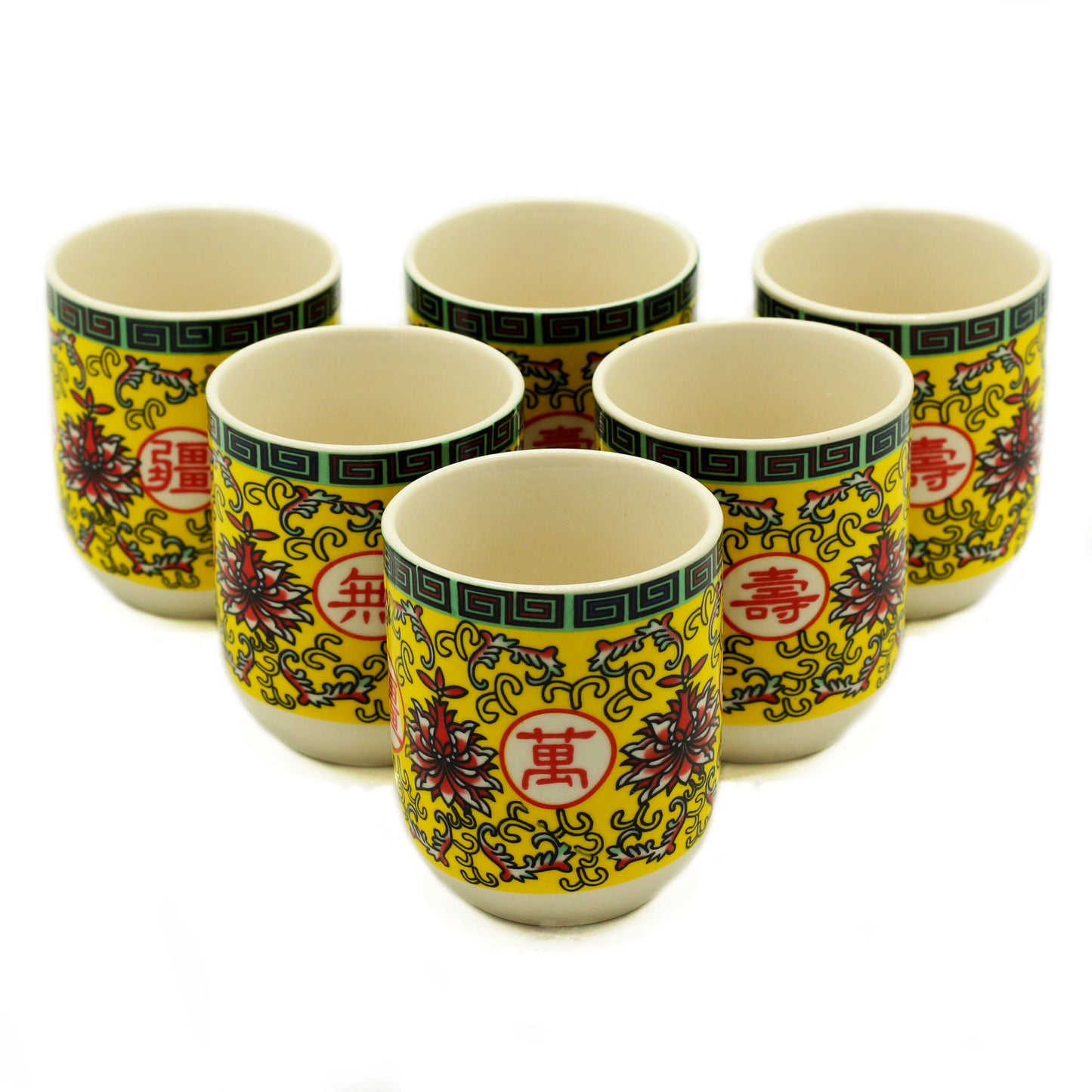 Herbal Tea Cups - Long Life Oriental Design - ScentiMelti  Herbal Tea Cups - Long Life Oriental Design