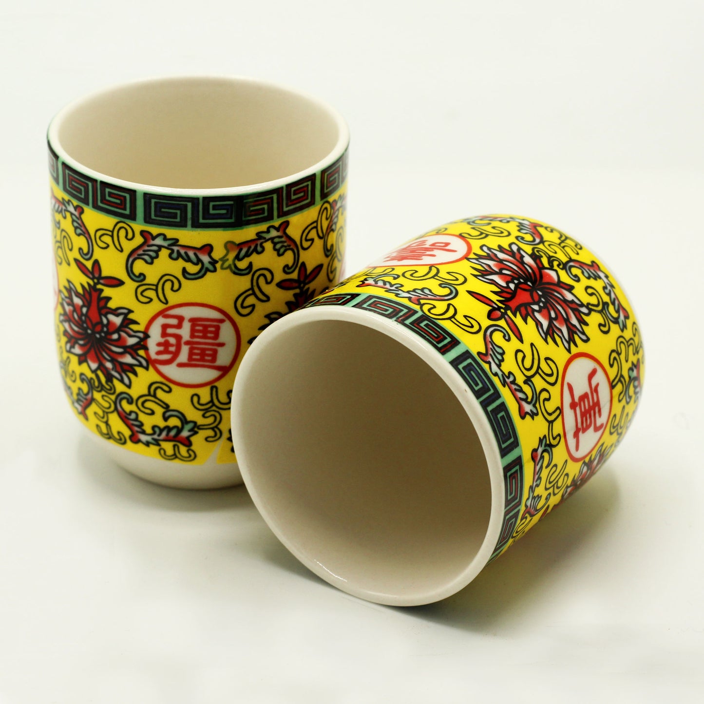 Herbal Tea Cups - Long Life Oriental Design - ScentiMelti  Herbal Tea Cups - Long Life Oriental Design