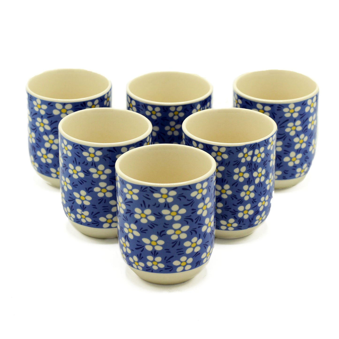 Herbal Tea Cups - Blue Daisy - ScentiMelti  Herbal Tea Cups - Blue Daisy