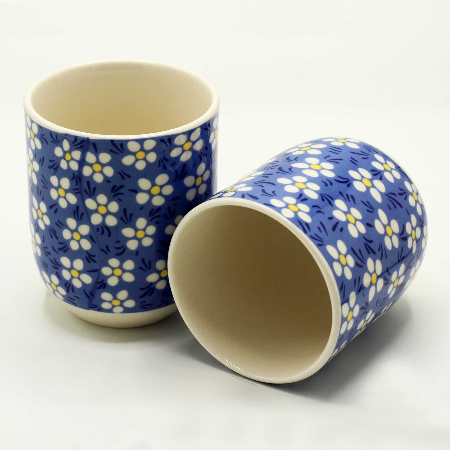 Herbal Tea Cups - Blue Daisy - ScentiMelti  Herbal Tea Cups - Blue Daisy