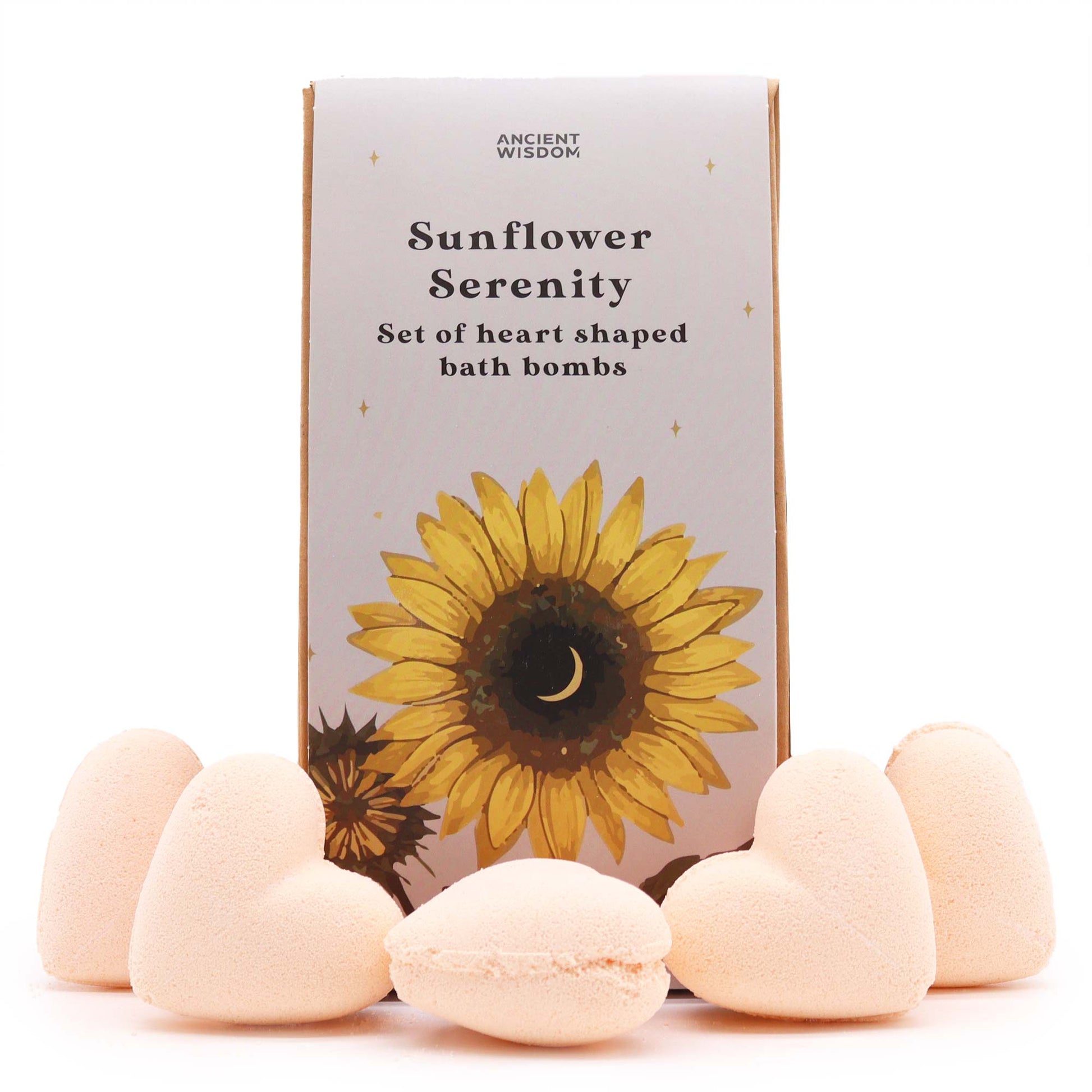 Sunflower Serenity Bath Heart Gift Set - ScentiMelti  Sunflower Serenity Bath Heart Gift Set