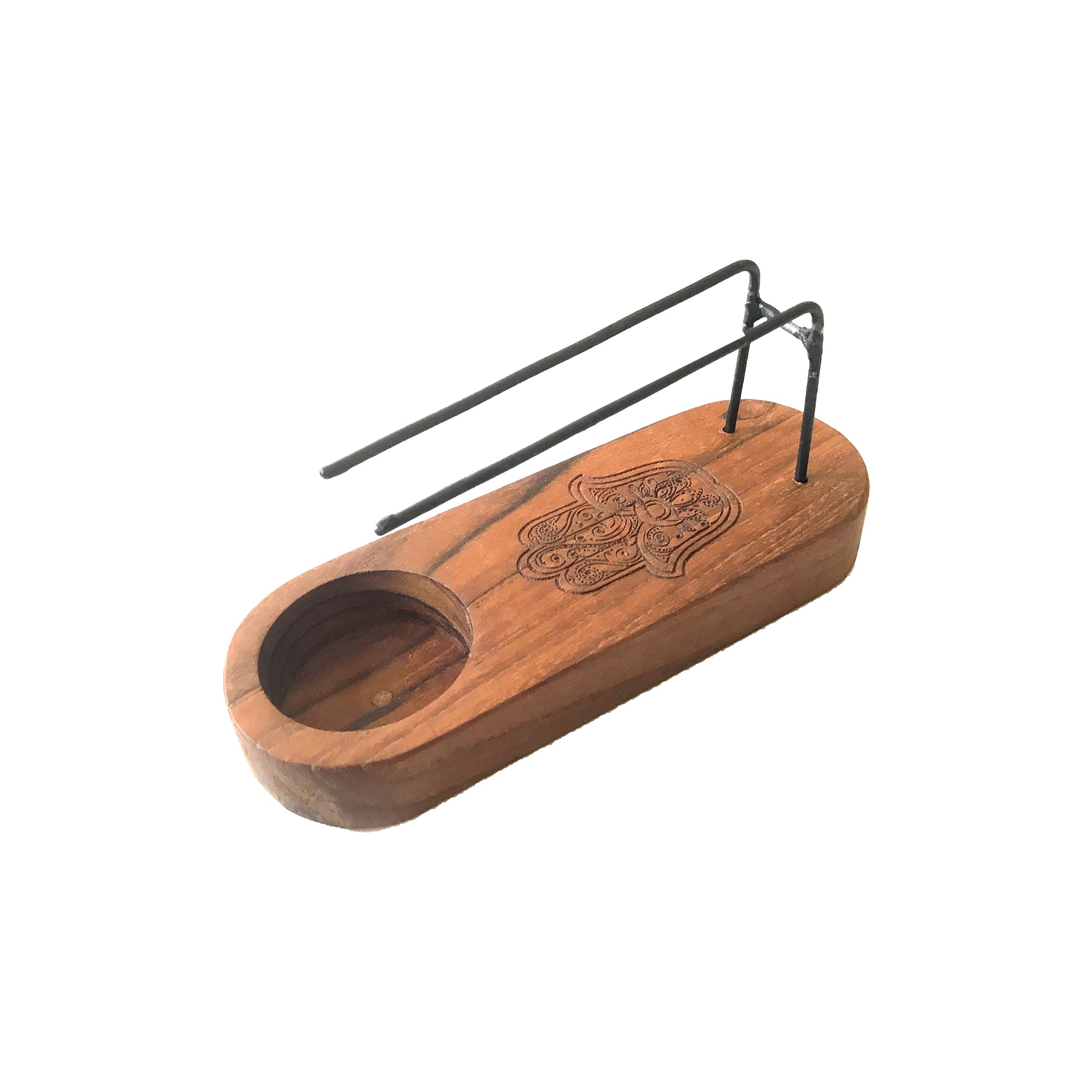 Small Palo Santo Heater - Teak Wood - Hamsa Design - ScentiMelti  Small Palo Santo Heater - Teak Wood - Hamsa Design