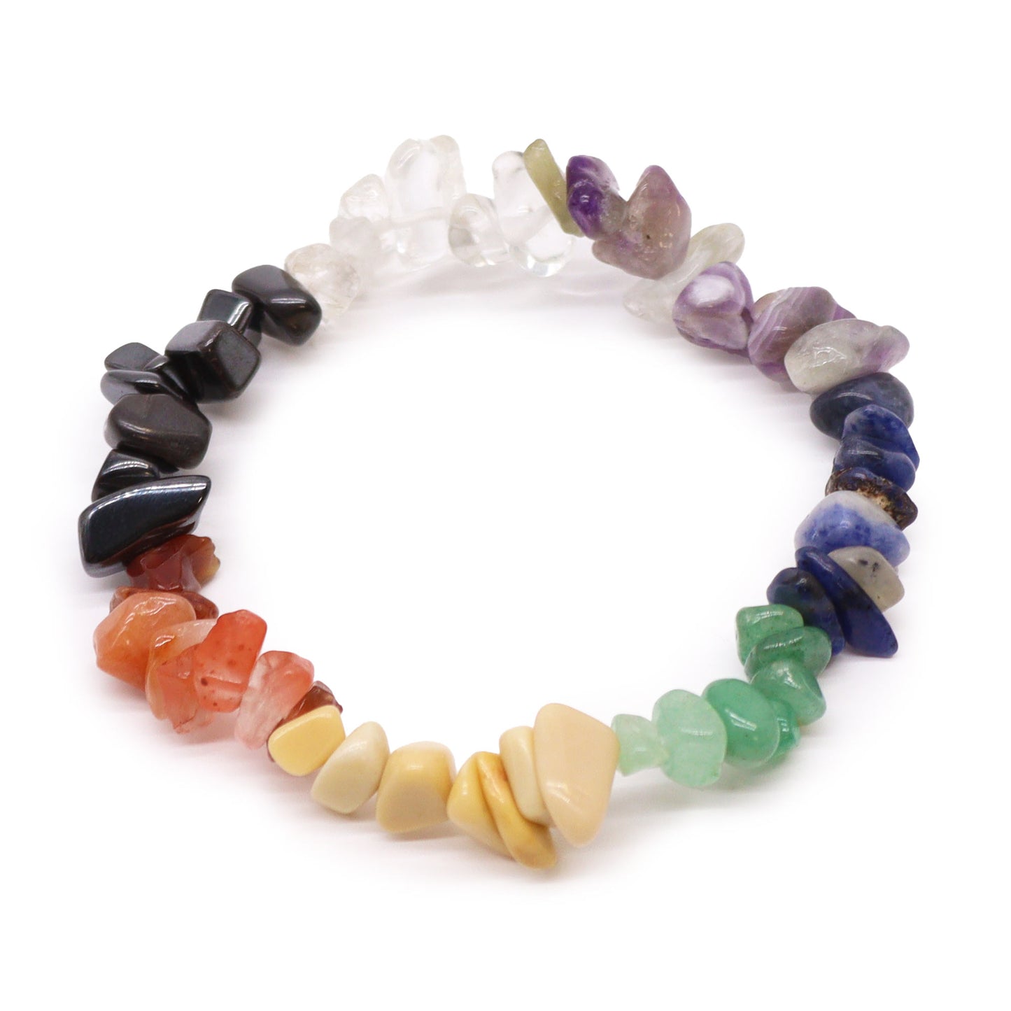 Chipstone Bracelet - Chakra Stones - ScentiMelti  Chipstone Bracelet - Chakra Stones