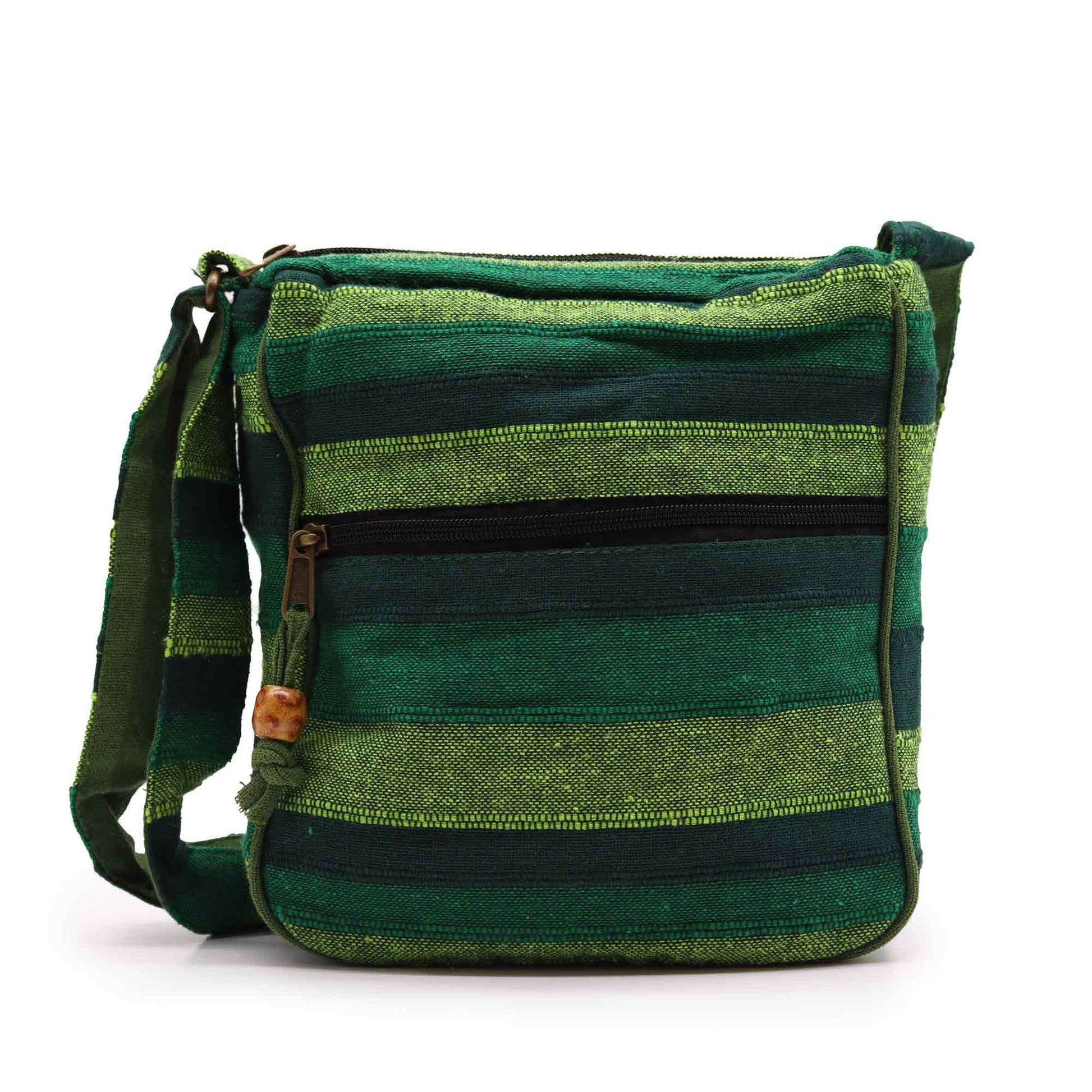 Lrg Nepal Sling Bag (Adjustable Strap) - Forest Green - ScentiMelti  Lrg Nepal Sling Bag (Adjustable Strap) - Forest Green