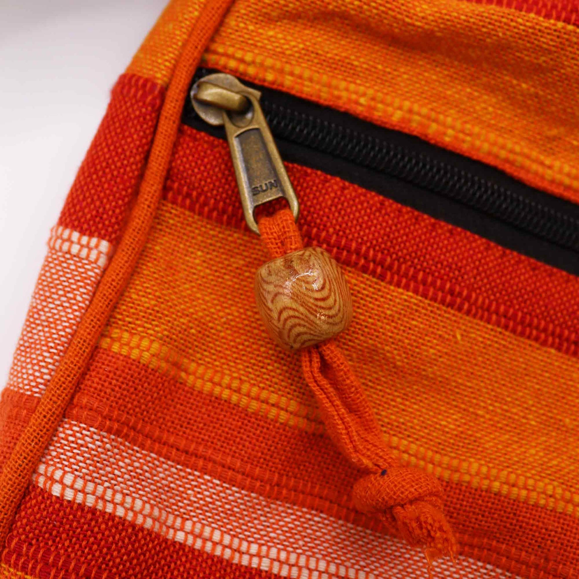 Lrg Nepal Sling Bag  (Adjustable Strap) -  Sunrise Orange - ScentiMelti  Lrg Nepal Sling Bag  (Adjustable Strap) -  Sunrise Orange