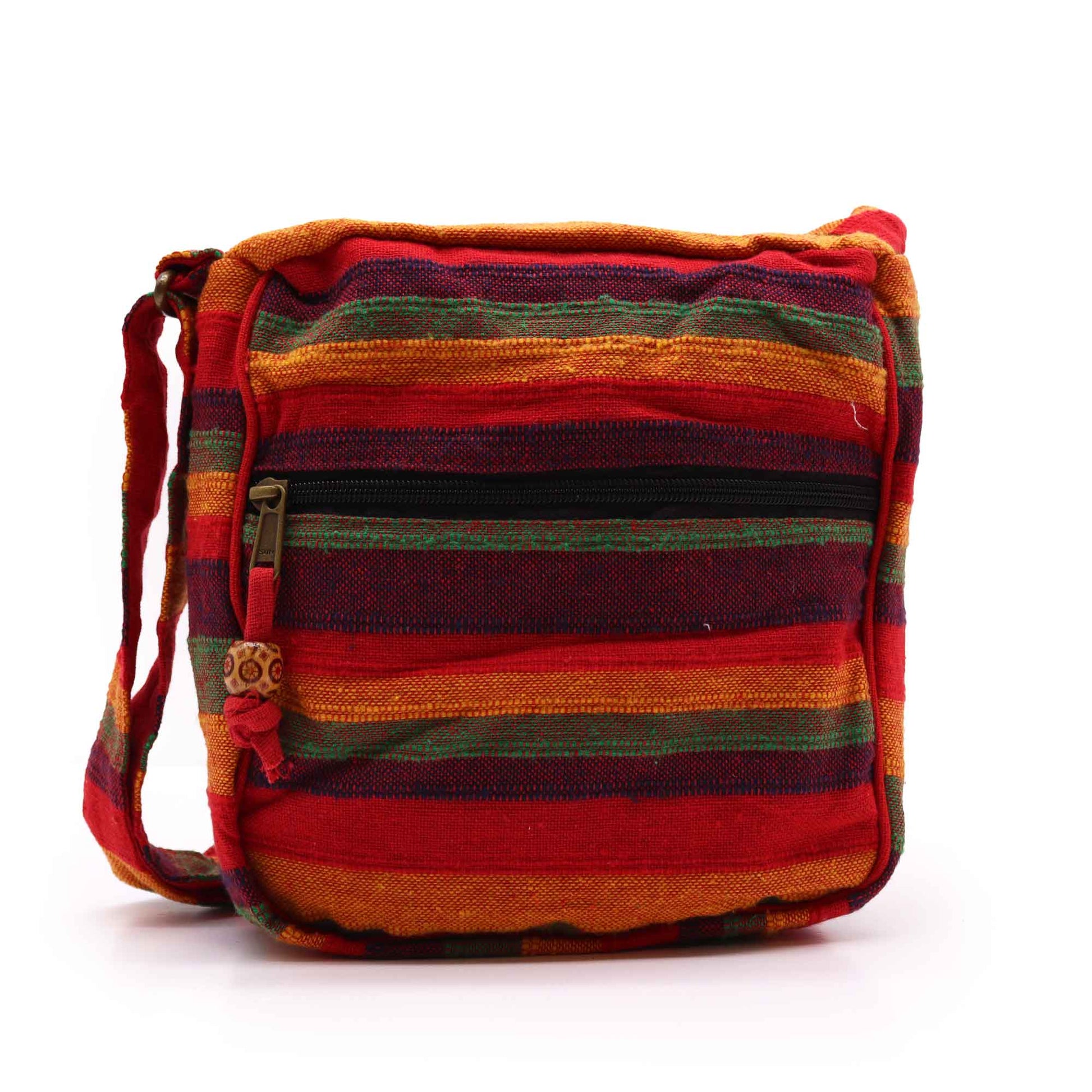 Lrg Nepal Sling Bag  (Adjustable Strap)  - Sunset Reds - ScentiMelti  Lrg Nepal Sling Bag  (Adjustable Strap)  - Sunset Reds