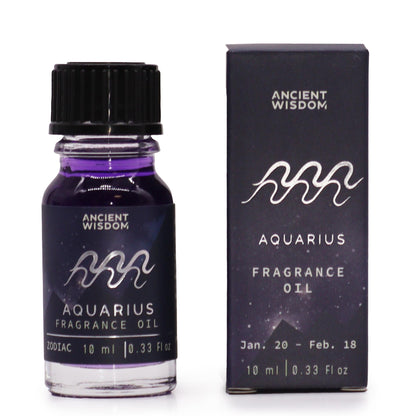 Zodiac Fragrance Oil 10ml - AQUARIUS - ScentiMelti  Zodiac Fragrance Oil 10ml - AQUARIUS