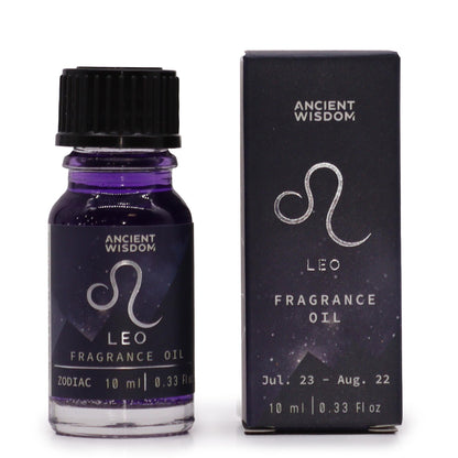 Zodiac Fragrance Oil 10ml - LEO - ScentiMelti  Zodiac Fragrance Oil 10ml - LEO