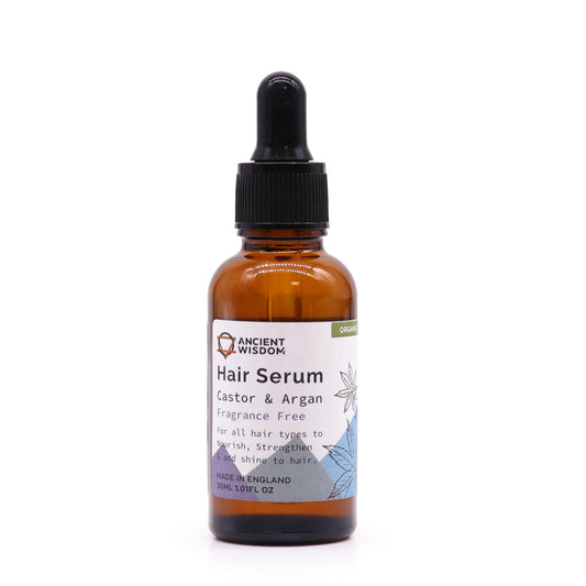 Organic Hair Serum 30ml - Unfragranced - ScentiMelti  Organic Hair Serum 30ml - Unfragranced