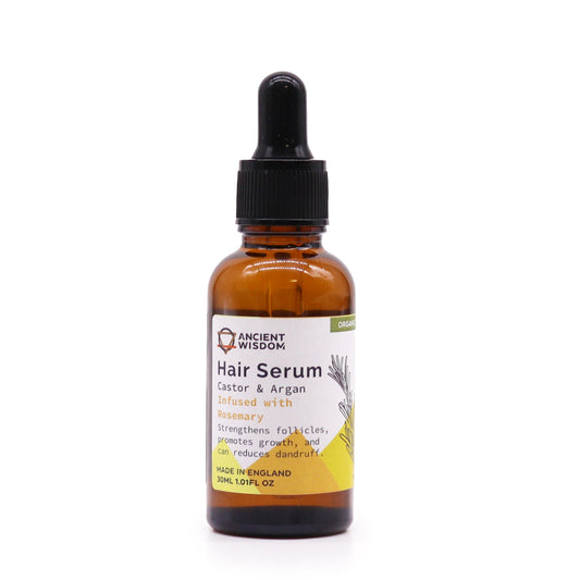 Organic Hair Serum 30ml - Rosemary - ScentiMelti  Organic Hair Serum 30ml - Rosemary