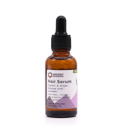 Organic Hair Serum 30ml - Lavender - ScentiMelti  Organic Hair Serum 30ml - Lavender