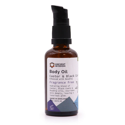 Organic Body Oil 50ml - Rosehip (Unfragranced) - ScentiMelti  Organic Body Oil 50ml - Rosehip (Unfragranced)