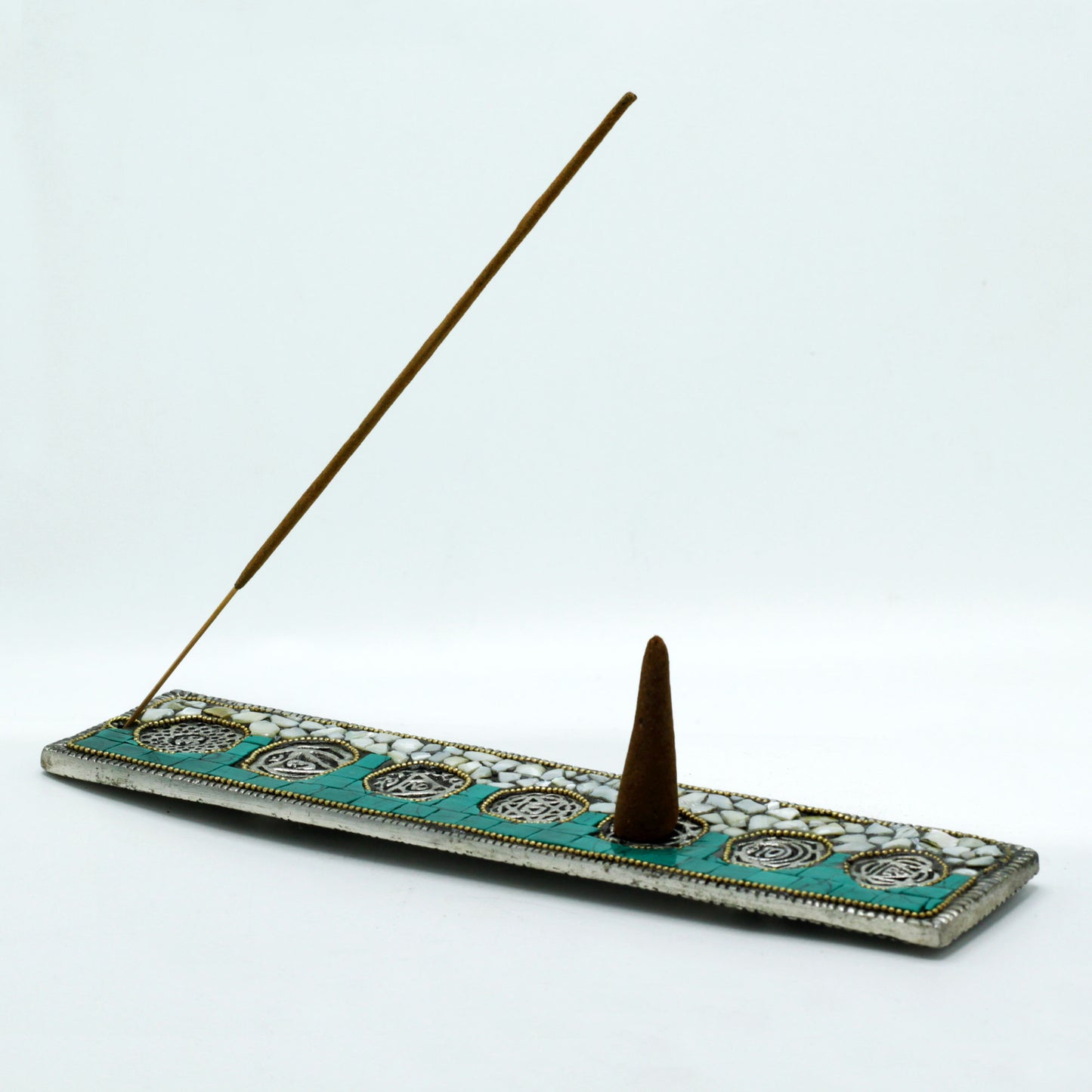 Seven Chakra Tibetan Decor Incense Holder - ScentiMelti  Seven Chakra Tibetan Decor Incense Holder