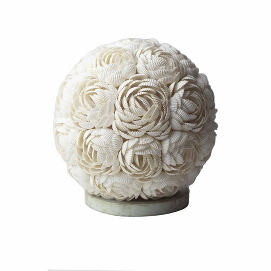 Boho Sea Shell Lamp - Rose Globe - 20cm - ScentiMelti  Boho Sea Shell Lamp - Rose Globe - 20cm