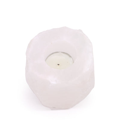 Crystal Rock Himalayan Salt Candle Holder 600-800g - ScentiMelti  Crystal Rock Himalayan Salt Candle Holder 600-800g