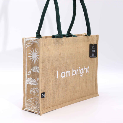 Hop Hare Jute Big Bag - I am Bright - ScentiMelti  Hop Hare Jute Big Bag - I am Bright