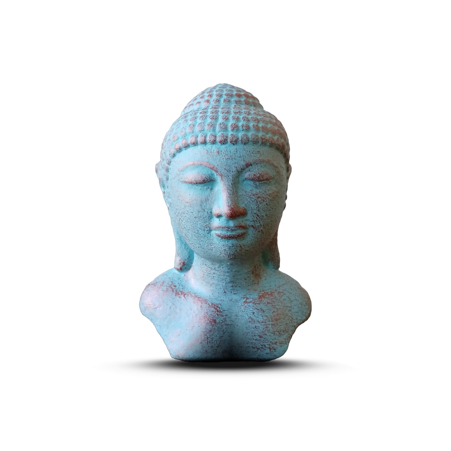 Tranquility Buddha Head  - Green Copper - ScentiMelti Home Fragrance, Beauty & Gifts UK