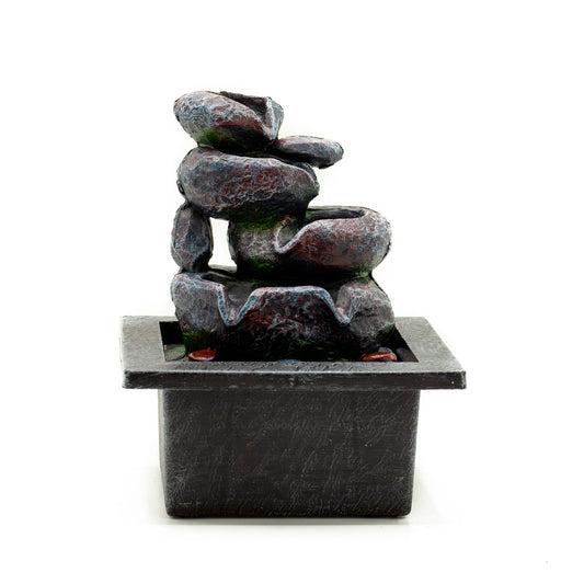 Tabletop Water Feature - 20cm - Cascading Pots - ScentiMelti  Tabletop Water Feature - 20cm - Cascading Pots