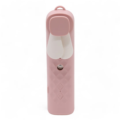 Pink Nano Mist Face Fan &  Spray - USB chargable