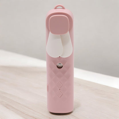 Pink Nano Mist Face Fan &  Spray - USB chargable