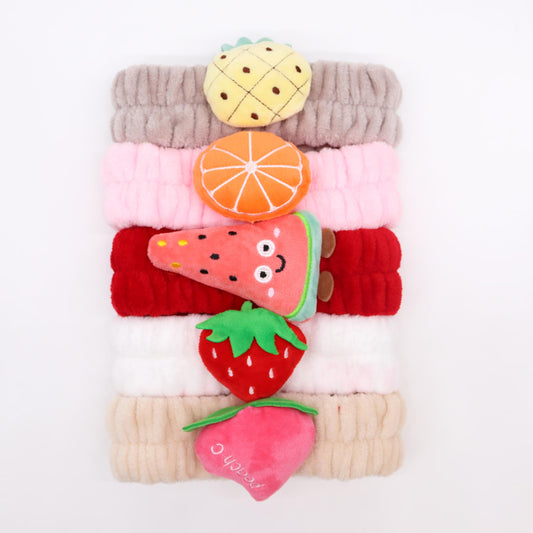 Cute Makeup Headbands - Fruity Selection (assorted) - ScentiMelti Home Fragrance, Beauty & Gifts UK