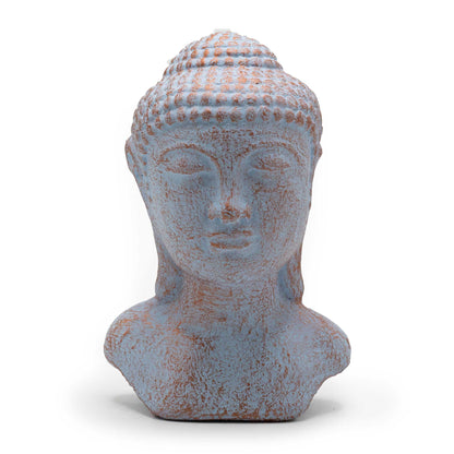 Tranquility Buddha Head  - Blue Copper - ScentiMelti Home Fragrance, Beauty & Gifts UK