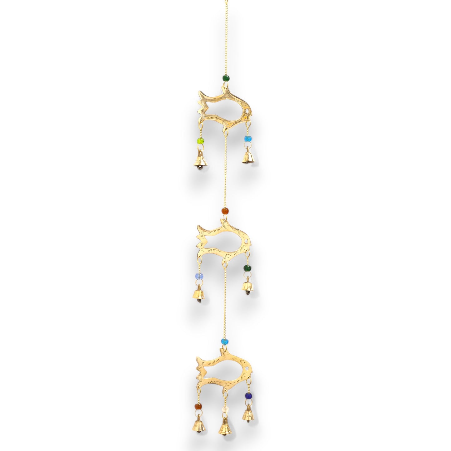 Indian Chimes - Fish Drop - 7 Bells - ScentiMelti Home Fragrance, Beauty & Gifts UK