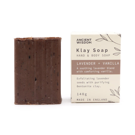 Klay Soap - Lavender & Vanilla - ScentiMelti Home Fragrance, Beauty & Gifts UK