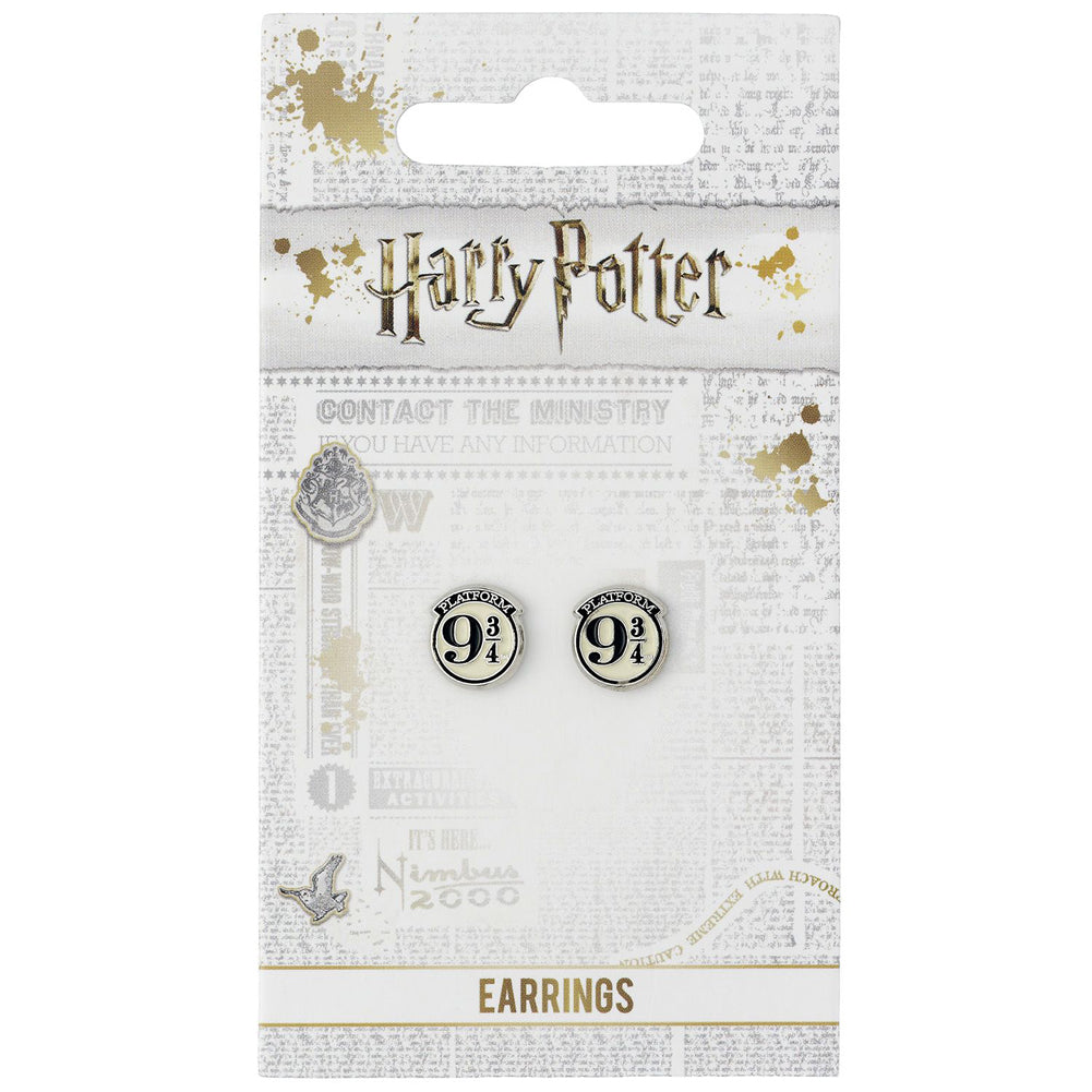 Harry Potter Silver Plated Earrings 9 & 3 Quarters - ScentiMelti Home Fragrance, Beauty & Gifts UK