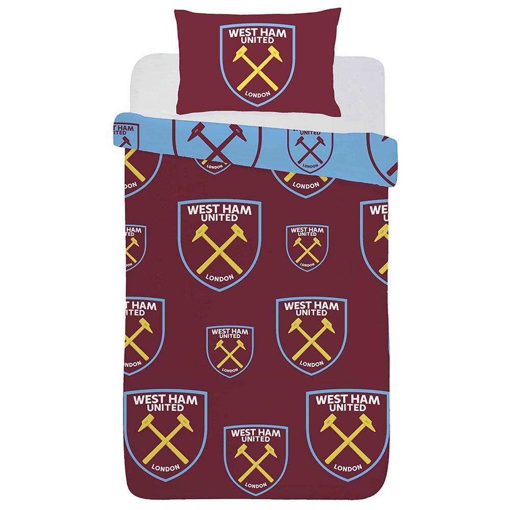 West Ham United FC Single Duvet Set Sweetlea Gifts Ltd ScentiMelti Wax Melts