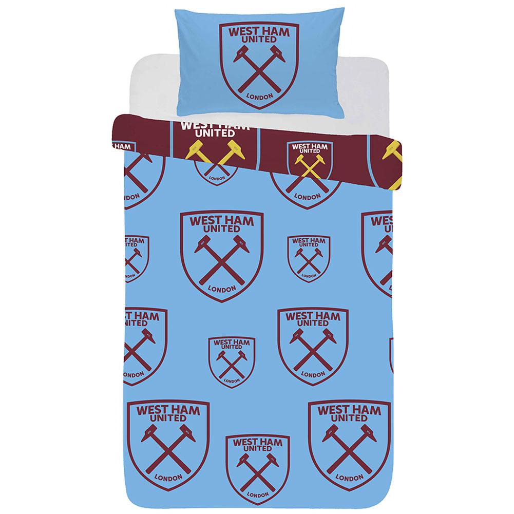 West Ham United FC Single Duvet Set Sweetlea Gifts Ltd ScentiMelti Wax Melts