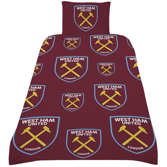 West Ham United FC Single Duvet Set Sweetlea Gifts Ltd ScentiMelti Wax Melts