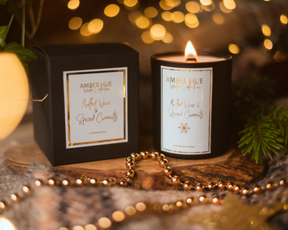 Mulled Wine & Spiced Currants - Christmas Candle - ScentiMelti Home Fragrance, Beauty & Gifts UK