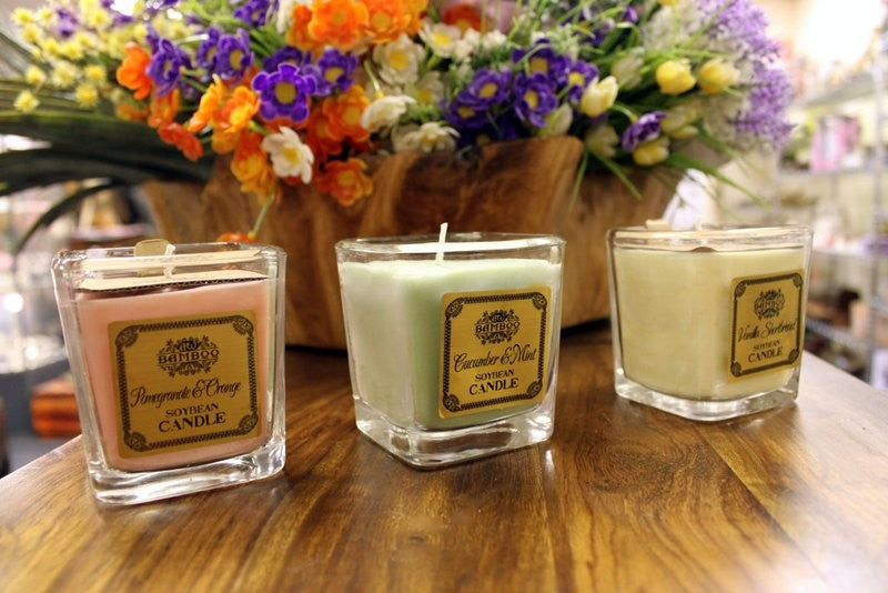 Soybean Candles - Pomegranate & Orange - ScentiMelti  Soybean Candles - Pomegranate & Orange