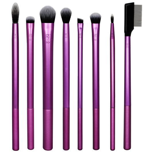 Real Techniques Every Day Eye 8 Piece Essentials For eyeshadow + eyeliner + mascara - ScentiMelti Home Fragrance, Beauty & Gifts UK