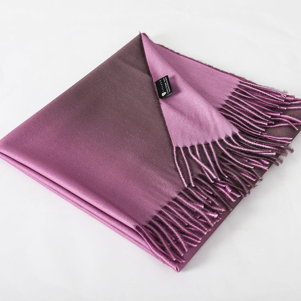 Pink and Brown Pashmina Shawl - ScentiMelti Home Fragrance, Beauty & Gifts UK