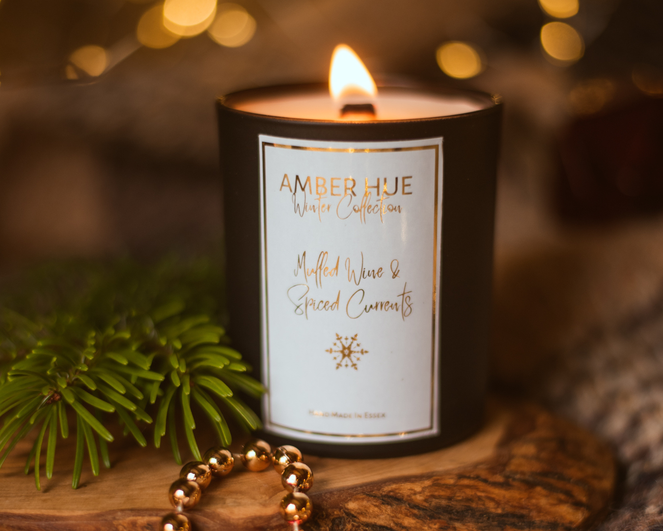 Mulled Wine & Spiced Currants - Christmas Candle - ScentiMelti Home Fragrance, Beauty & Gifts UK