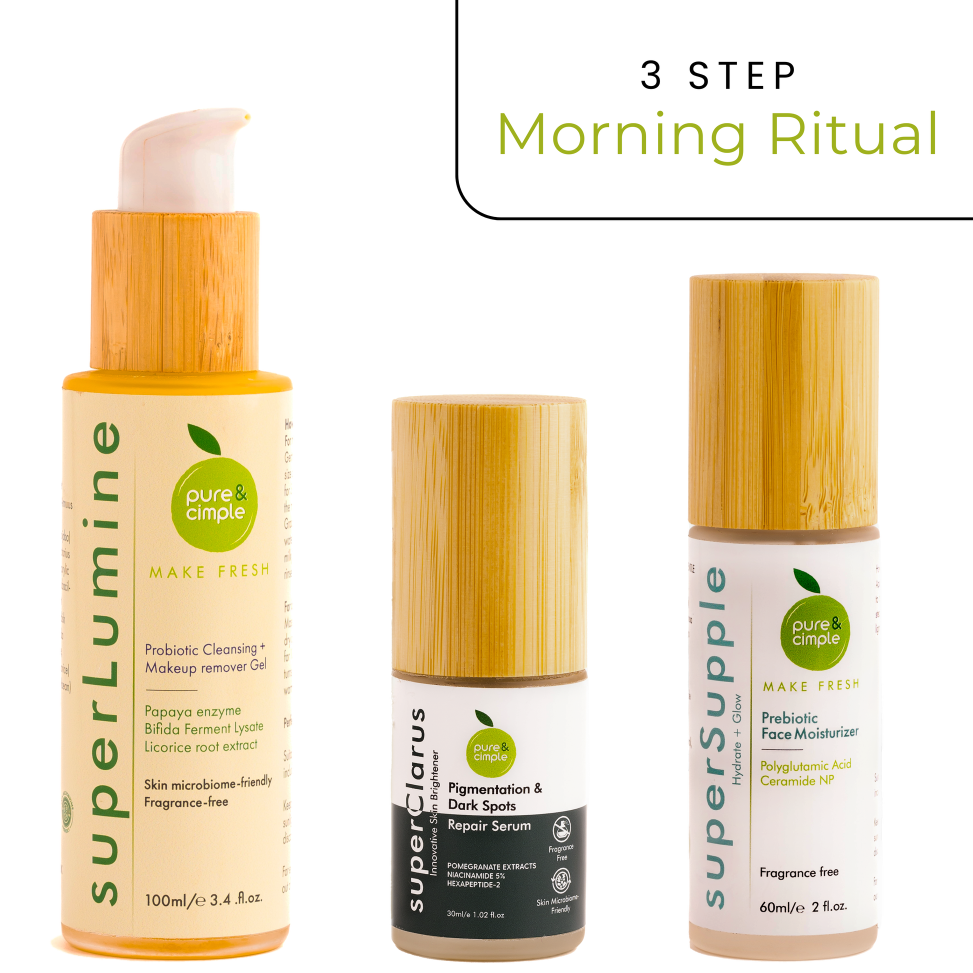 3-Step Morning Ritual - Smarter Start to your Day Pure & Cimple ScentiMelti Wax Melts