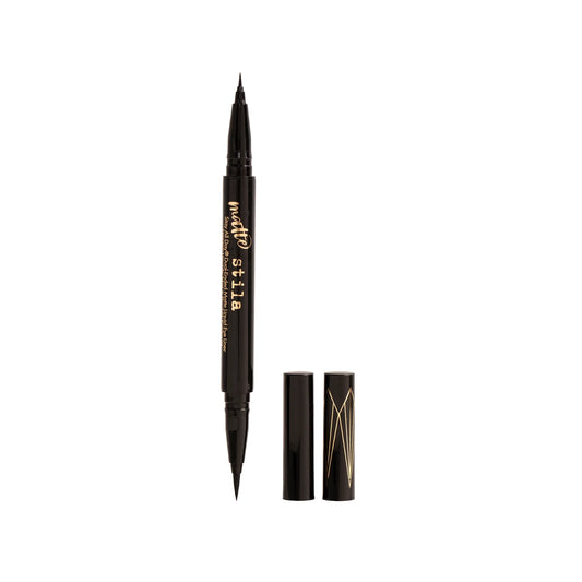 Stila Stay All Day® Dual-Ended MATTE Liquid Eye Liner Intense Black - ScentiMelti Home Fragrance, Beauty & Gifts UK