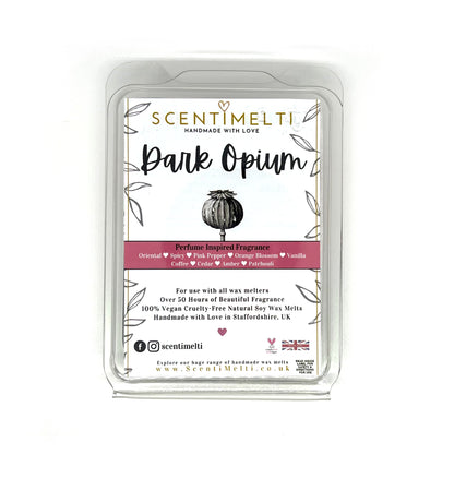 Dark Opium Heart Clamshell Wax Melts - ScentiMelti  Dark Opium Heart Clamshell Wax Melts