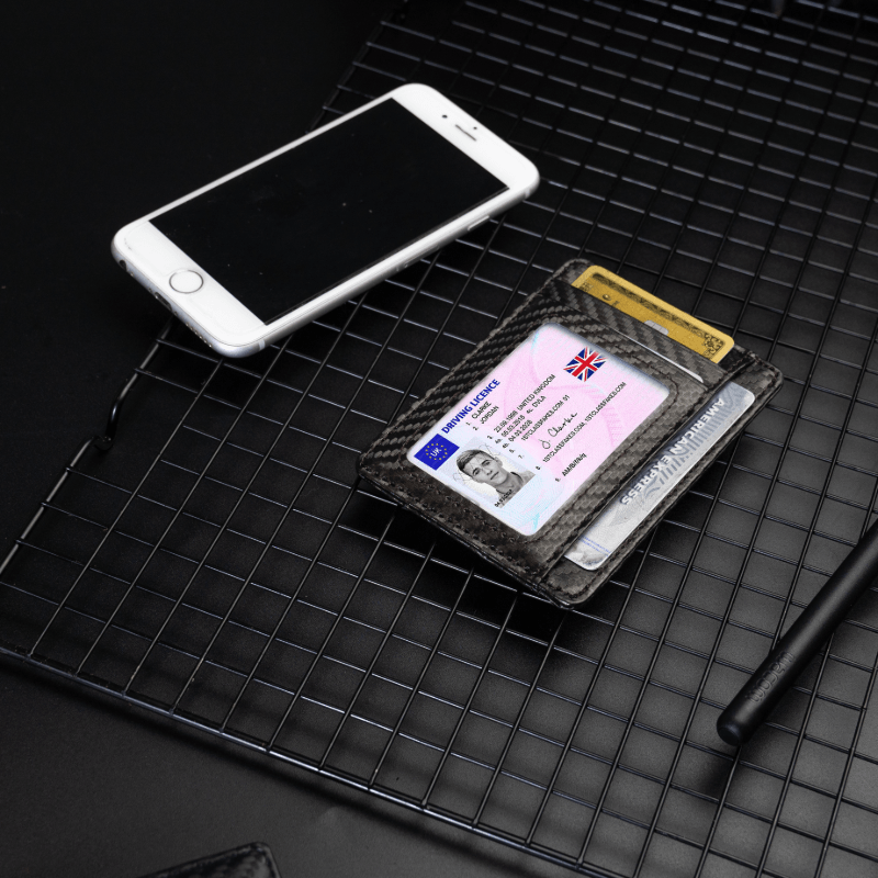 Carbon Fibre RFID Card  Holder Wallet - ScentiMelti Home Fragrance, Beauty & Gifts UK