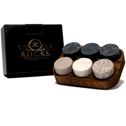 The Original Rocks R.O.C.K.S. Whiskey Chilling Stones ScentiMelti Wax Melts