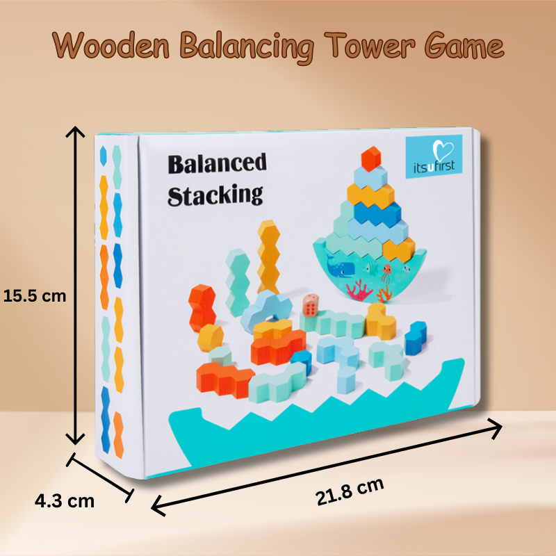 Wooden Tower Balance Game - ScentiMelti Home Fragrance, Beauty & Gifts UK