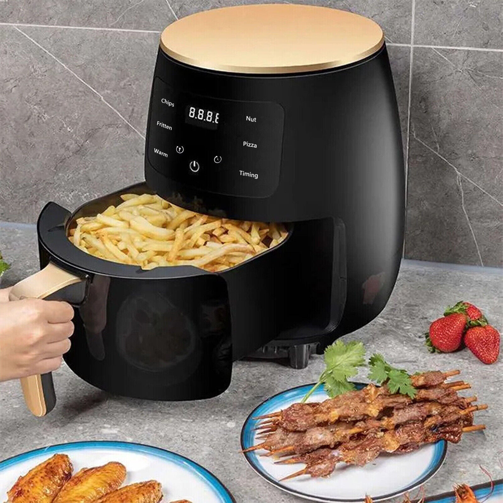 15L Air Fryer Low Fat Healthy Food Oven Cooker Oil Free Frying Chips Timer LCD - ScentiMelti Home Fragrance, Beauty & Gifts UK