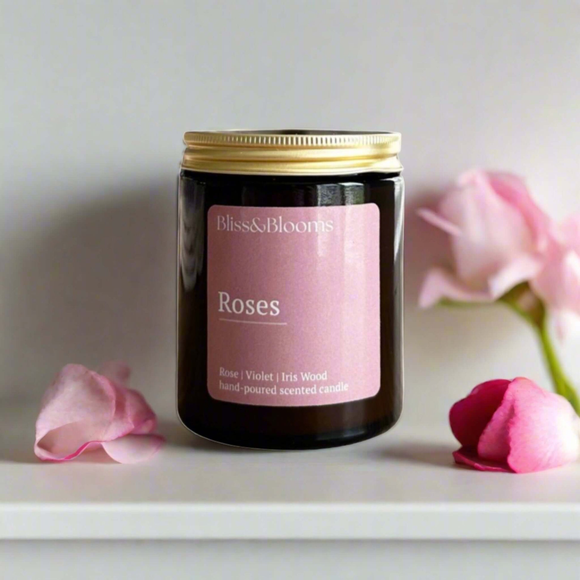 Rose Scented Candle - ScentiMelti Home Fragrance, Beauty & Gifts UK