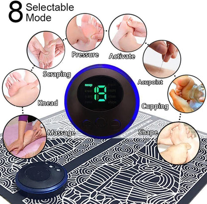 EMS Foot Massager Mat Electric Pad Blood Muscle Circulation Relief Pain LED USB - ScentiMelti  EMS Foot Massager Mat Electric Pad Blood Muscle Circulation Relief Pain LED USB