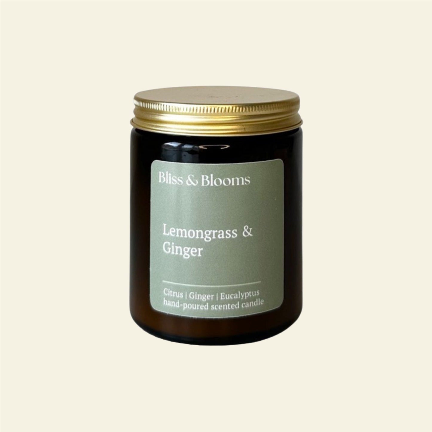 Lemongrass & Ginger Scented Candle - ScentiMelti Home Fragrance, Beauty & Gifts UK